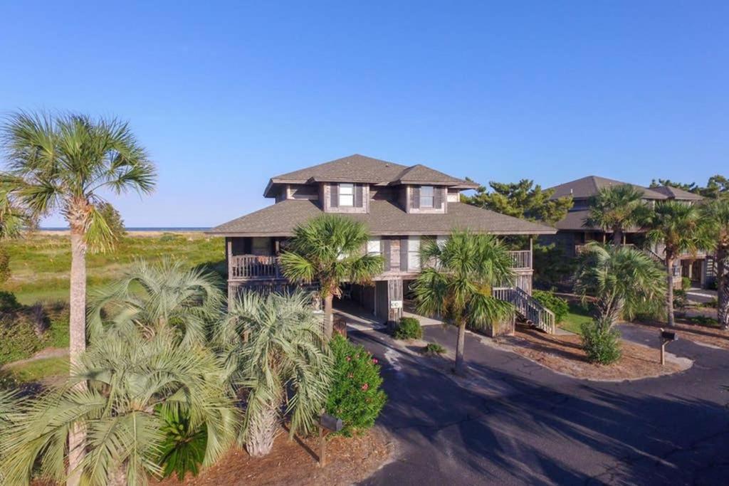 Pelican Point Unobstructed Beach Views Beach Access Out Back Door! Harbor Island Bagian luar foto